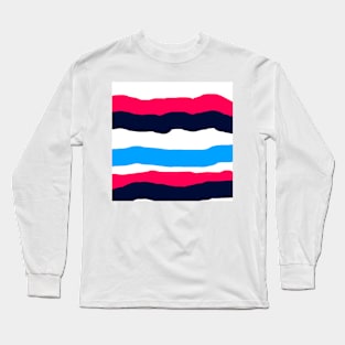 Color Lines In the Horizon Long Sleeve T-Shirt